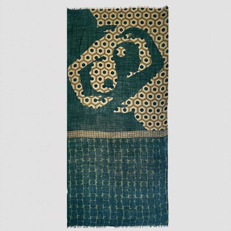 Yin Yang - wool scarf