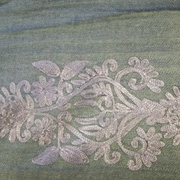 Vera - Embroidered wool scarf